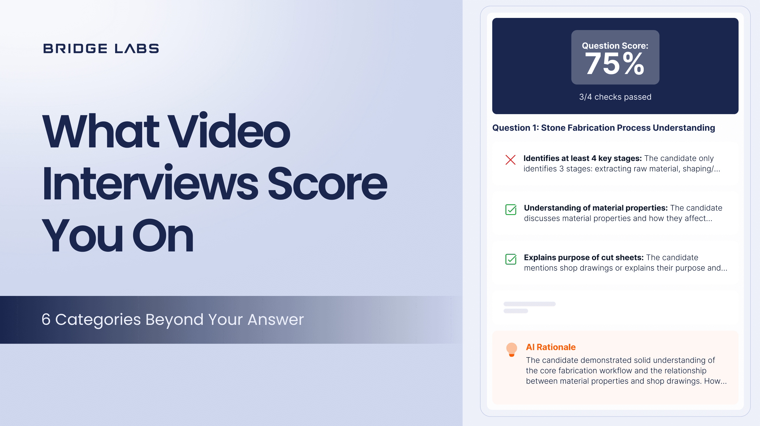 What Video Interviews Score You On: 6 Categories Beyond Your Answer